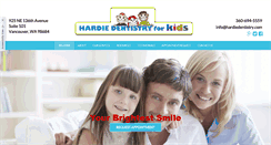 Desktop Screenshot of hardiedentistry.com
